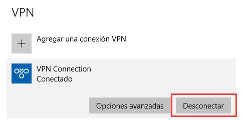 agregar vpn windows 10